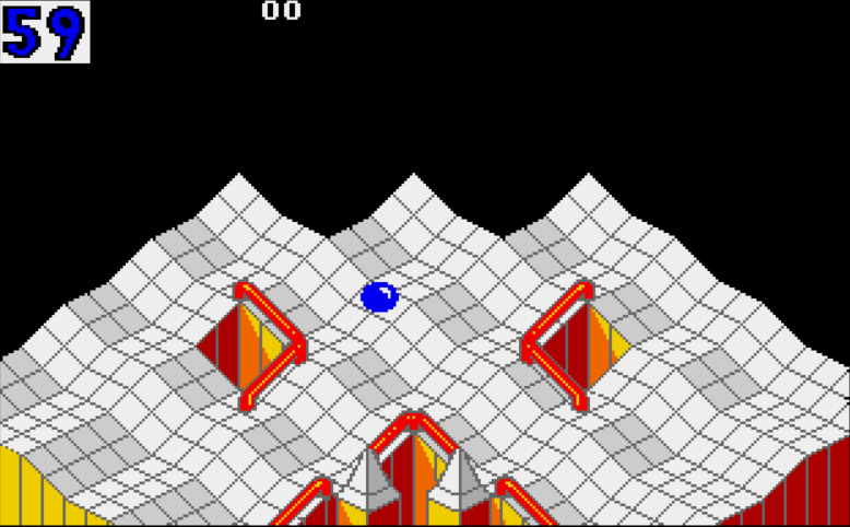 Marble Madness - Atari ST game screenshot (1986) by Electronic Arts